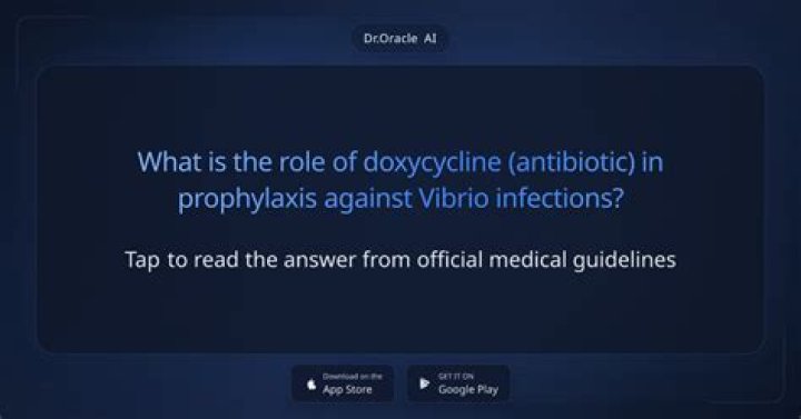 What is the role of doxycycline?