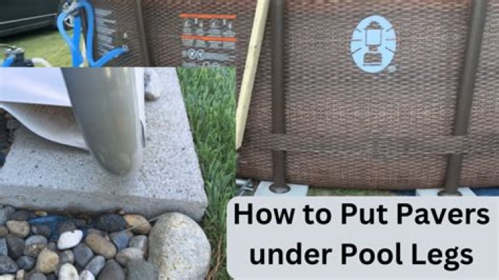 What should I put under the legs of my above ground pool?