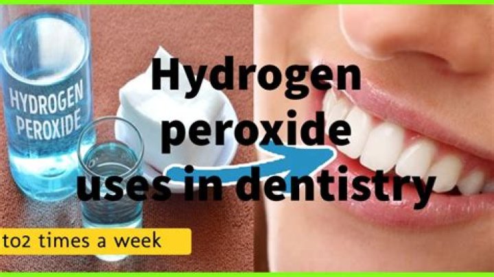 What should you not use hydrogen peroxide for?