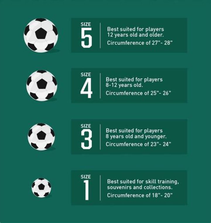 What size ball is used in professional soccer matches?