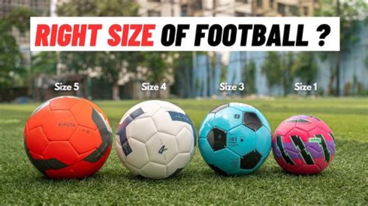 What size footballs are used in high school?