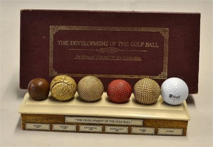 What was the first golf ball originally made from?
