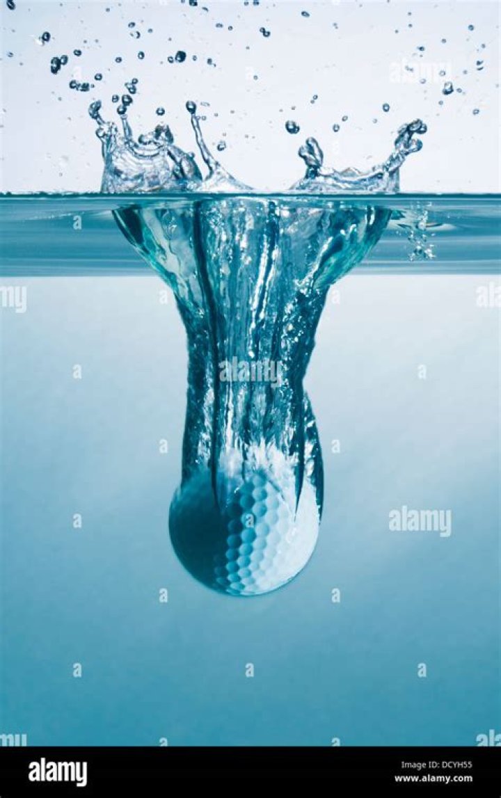 Where do you drop if ball rolls back into water?