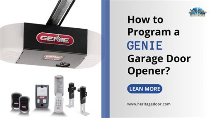 Where is learning button on garage door opener?