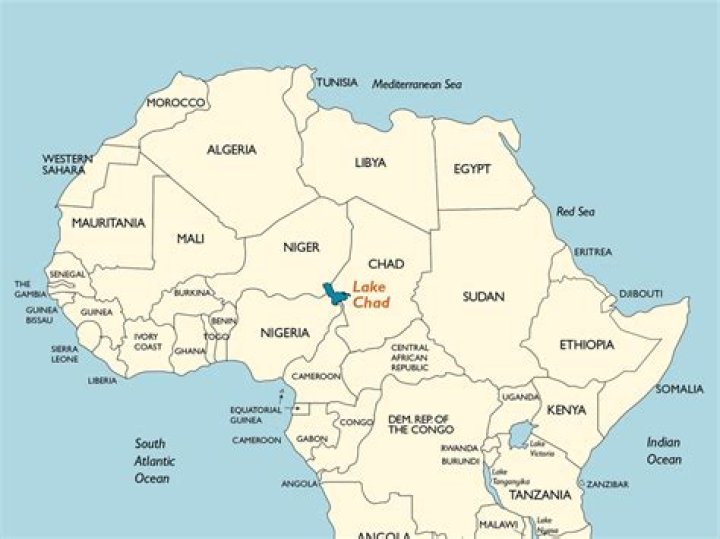 Where is the Lake Chad?