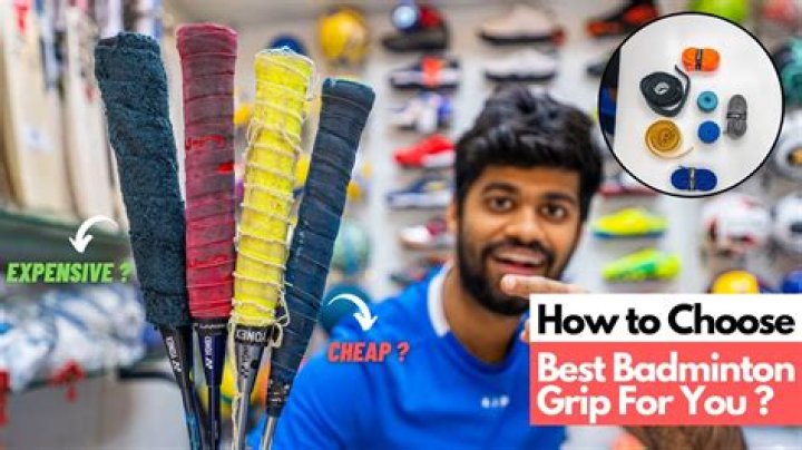 Which badminton grip is most expensive?