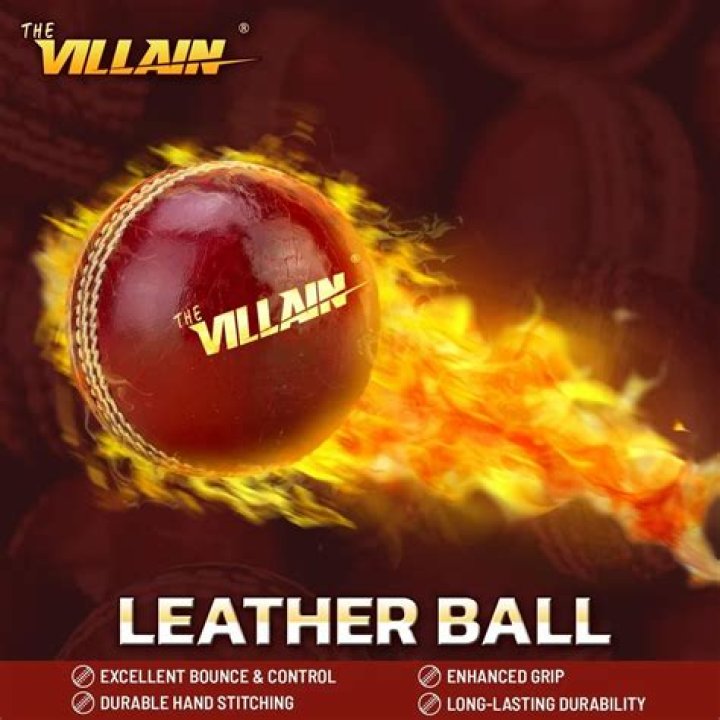 Which game use leather ball?