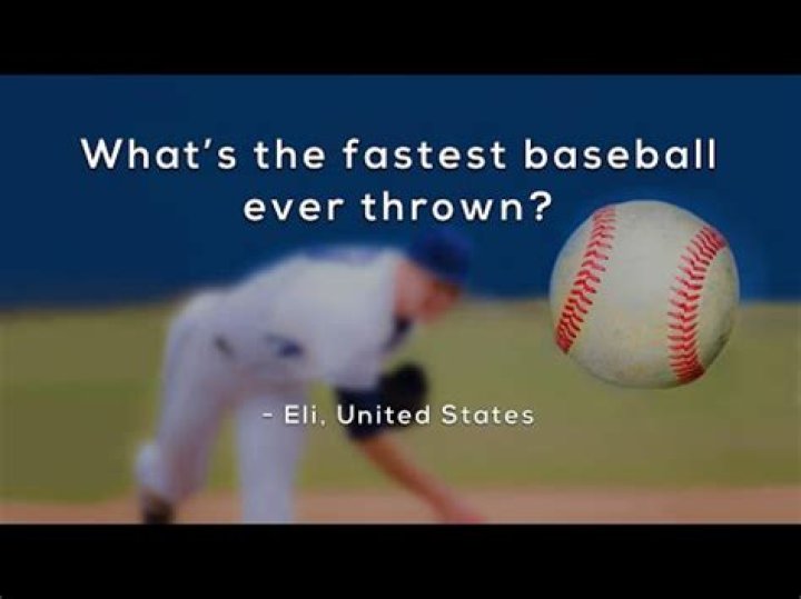 Who has thrown a baseball the farthest?