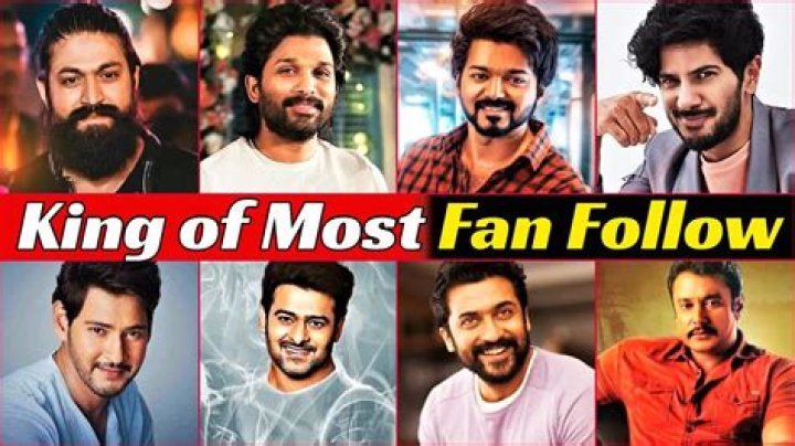 Who have highest fans India?