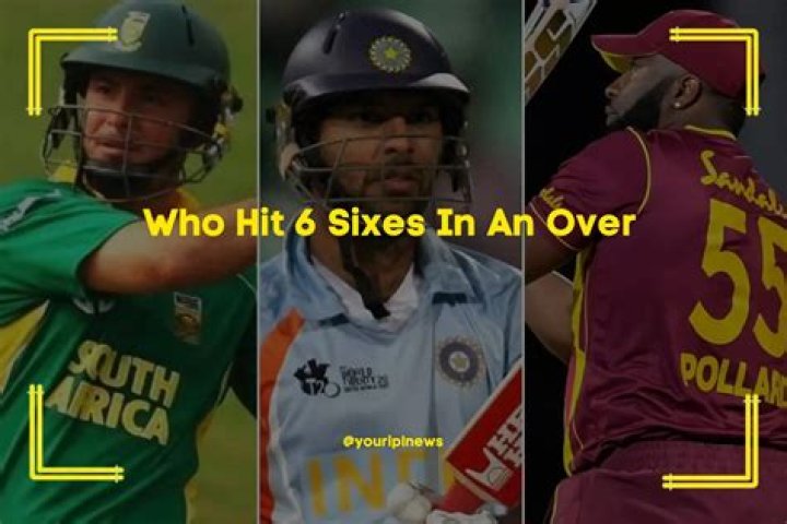 Who hit 6 sixes in an over in Test?