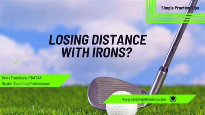 Why am I losing so much distance with my irons?