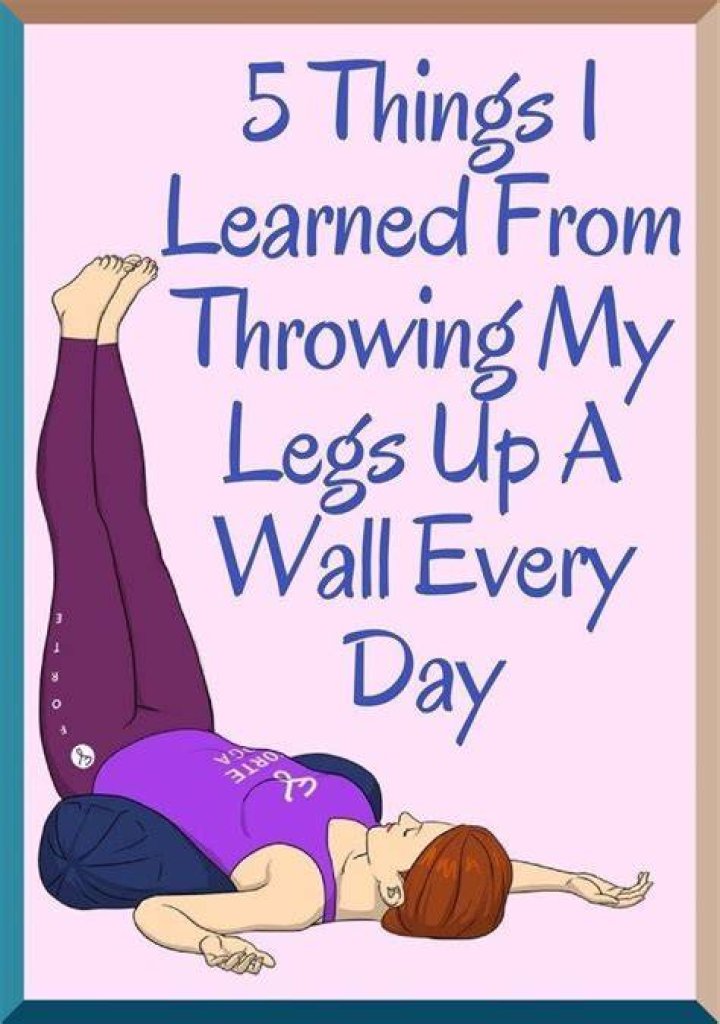 Why do I sit with my legs up?