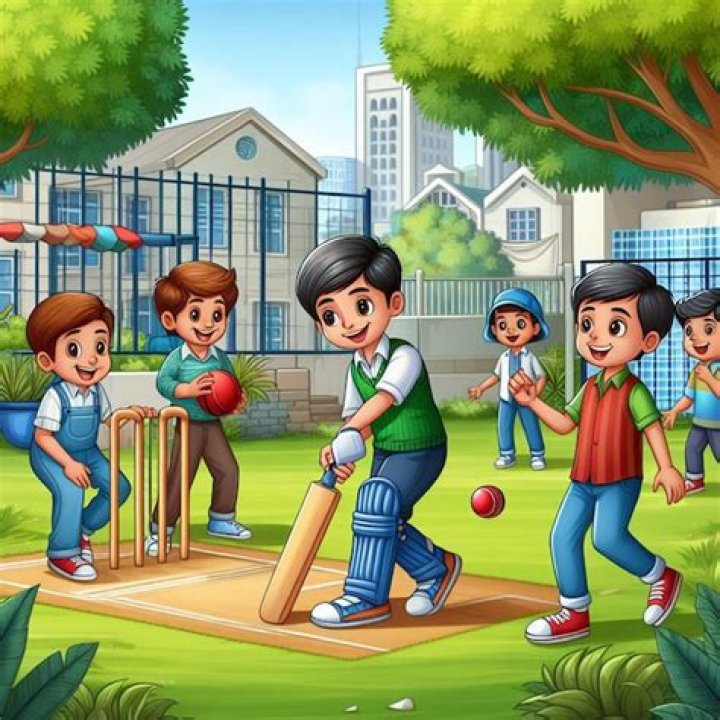Why do kids play cricket?