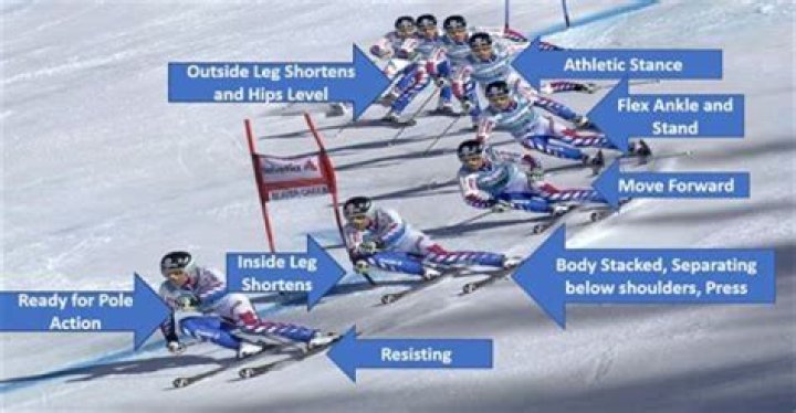 Why do Olympic skiers hit the poles?