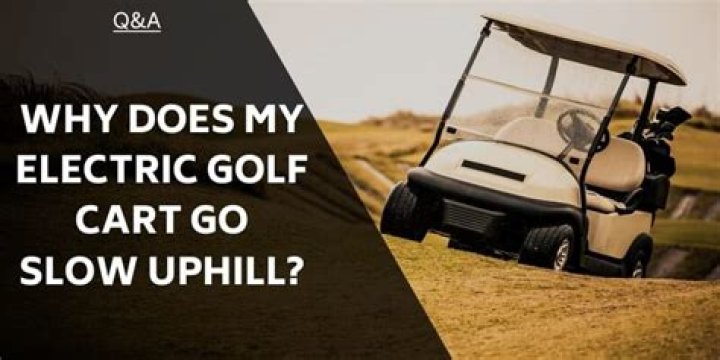Why does my electric golf cart lose power while driving?