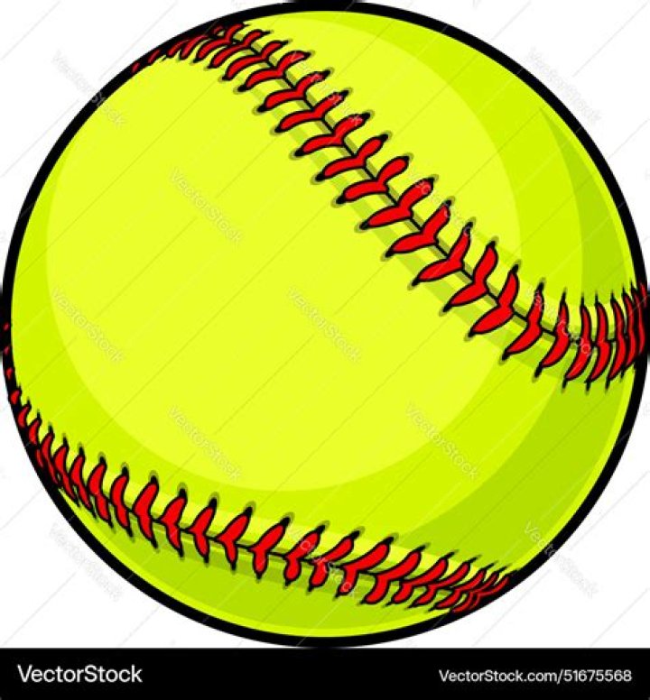 Why is a softball yellow?