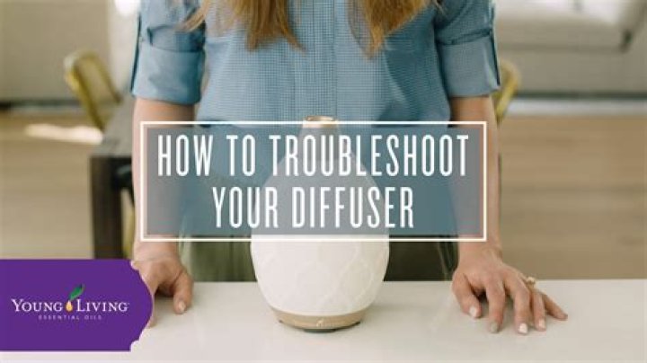 Why is my essential oil diffuser not misting?