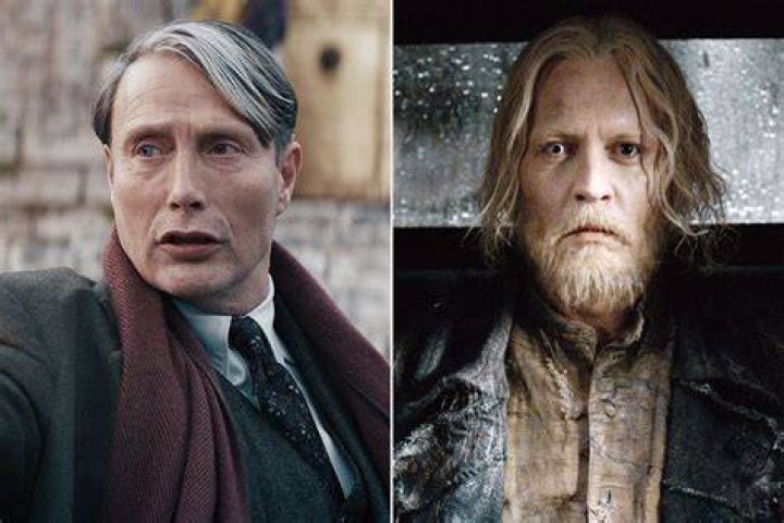 Why was Johnny Depp replaced as Grindelwald?